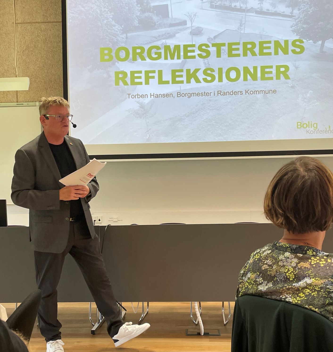 Randers Kommunes borgmester Torben Hansen var forbi og kom med sine refleksioner.